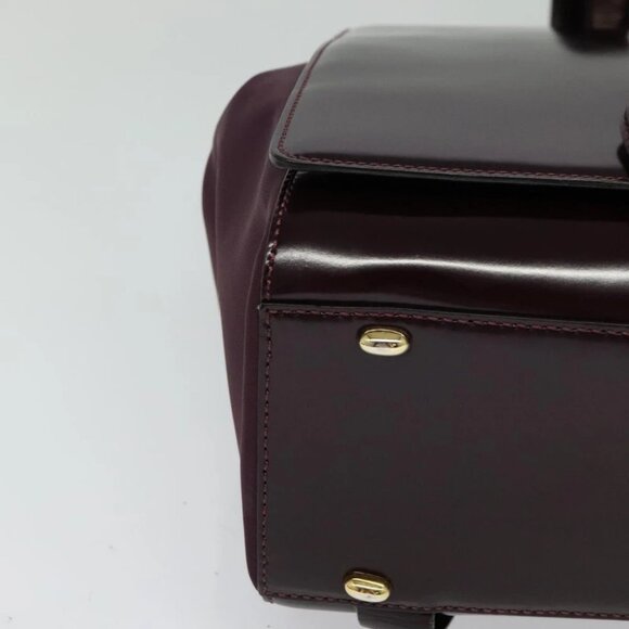 CELINE Backpack Leather Purple Gold - Picture 7 of 16